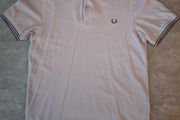 Fred Perry Men's M Twin Tipped Polo Shirt Lilac Purple