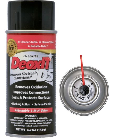 Caig DeoxIT D5S-6-LMH, Contact Cleaner & Rejuvenator