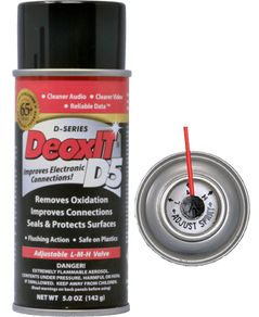 Caig DeoxIT D5S-6-LMH, Contact Cleaner & Rejuvenator
