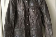 Helium women's leather jacket, uk12