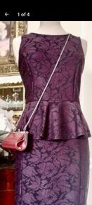 Warehouse purple dress