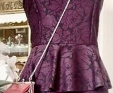 Warehouse purple dress