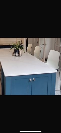kitchen high stools blue set of three