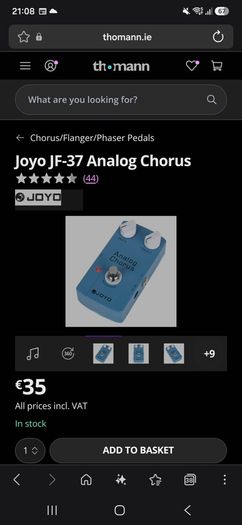 Joyo Chorus Pedal
