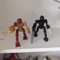 Bionicle Jaller and nuparu McDonald's toys