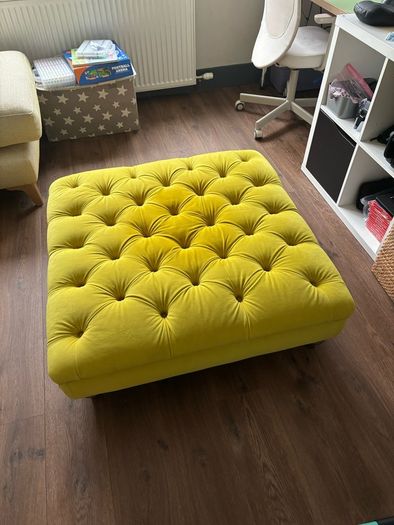 DFS Windsor Velvet Footstool