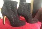 Ankle Boots with Real Swarovski Elements (size 3 1/2)