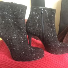 Ankle Boots with Real Swarovski Elements (size 3 1/2)