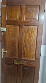 solid mahogany front door