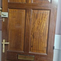 solid mahogany front door