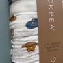 Chickpea Muslin Baby Swaddling Blankets 2 Pack - Cotton Image 3