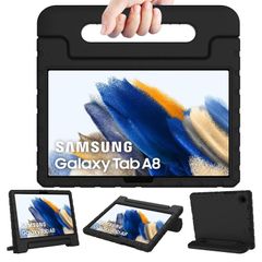 For Samsung Galaxy Tab A8 10.5 2021 Kids Case Shockproof Cover With Stand - Black