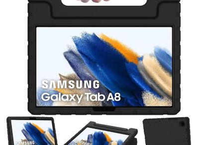 For Samsung Galaxy Tab A8 10.5 2021 Kids Case Shockproof Cover With Stand - Black