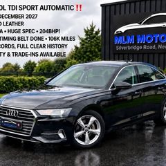 192 Audi A6 Sport Auto 204bhp 2.0 Tdi  Vrt 5k!