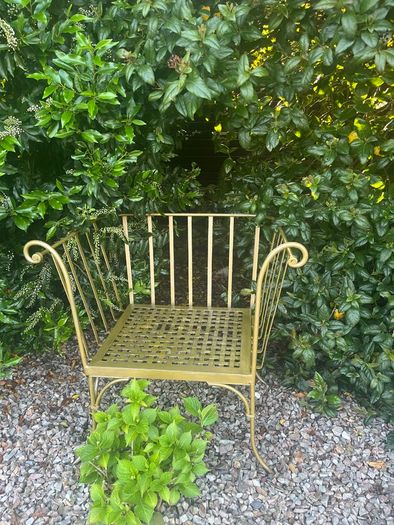 2 Beautiful Wrought Iron Garden Chairs