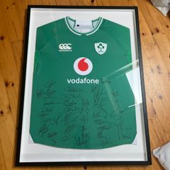 2023 Ireland Rugby Jersey - Signed , Framed & Certified