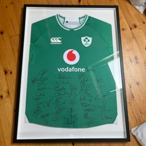2023 Ireland Rugby Jersey - Signed , Framed & Certified