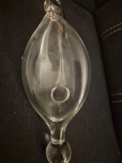 Vintage Skruf Sweden Glass Water Barometer / Thunder Bottle (MCM)