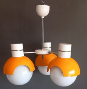 Space age Napako ceiling light by Josef Hurka