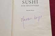signed first edition sushi for beginners by marian keys