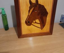 Hand crafted horse picture