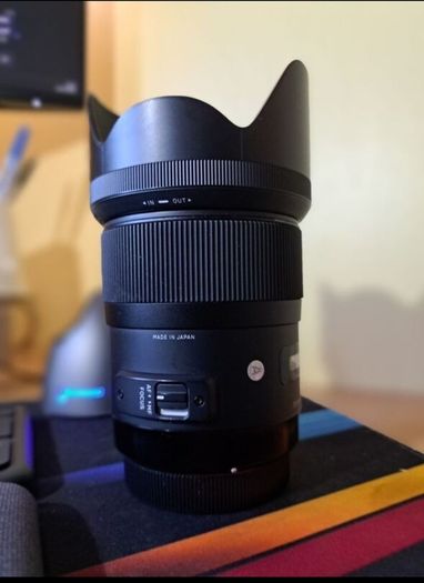 Sigma EF 35mm f1.4 DG lens canon fit