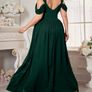Dark Green Bridesmaid Dress 2XL Image 2