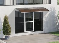 main image for ad Window Door Awning Canopy 40" x 120", UPF 50+ Polycarbonate Entry Door Outdoor Window Awning Exterior, Front Door Overhang Awning for Sun Shutter, UV, Rain, Snow Protection, Hollow Sheet