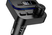 BOROFONE BC61 Ocean 45W (High Power) USB-A and USB-C / Type-C Dual Port Car BT FM Transmitter(Black)