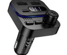 BOROFONE BC61 Ocean 45W (High Power) USB-A and USB-C / Type-C Dual Port Car BT FM Transmitter(Black)