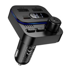 BOROFONE BC61 Ocean 45W (High Power) USB-A and USB-C / Type-C Dual Port Car BT FM Transmitter(Black)