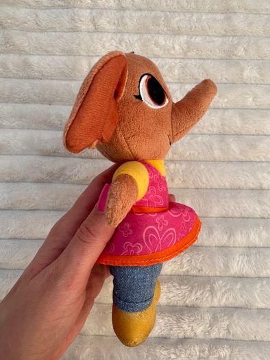 Fisher-Price Sula Elephant Bing's Bing Friend Plush approx. 20 cm. Used Please see photos