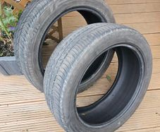 2x 245/45 R19 Tyres