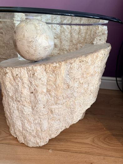 2 x Stone coffee tables