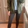 Pull & Bear khaki bomber jacket Image 2