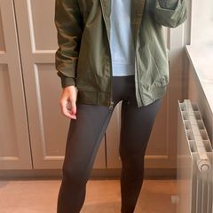 Pull & Bear khaki bomber jacket