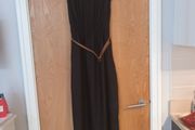Primark Long Black Dress .   S.12   B.N.W.T