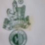 Lovely Irish Belleek porcelain small vase in wooden holder Image 4