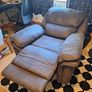 Grey Manual Recliner Armchair Image 2