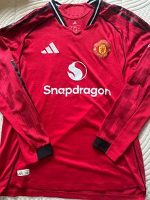 Manchester United 2025/26 Authentic Home L/S XL Jersey