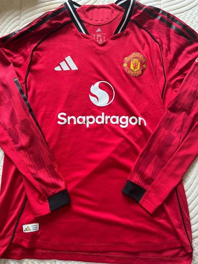 Manchester United 2025/26 Authentic Home L/S XL Jersey