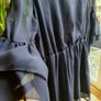 Lovely Girls Navy Chiffon H&M Dress Age 11 Yrs Image 4