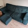 4 seater sofa and footstool Image 8