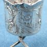 Miniature 19th century 800 silver chalice Image 9
