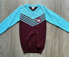 NEW Score Draw retro West Ham United 1976-1980 home knitted sweater  XSmall