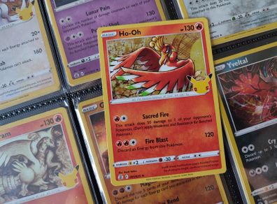 Ho-oH ! Holo Rare ! 25th Anniversary ! from Celebrations Set ! 2021 ! Pokemon Card !