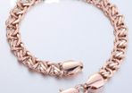 Men's / Women's Long Length 18K Rose Gold Filled Bracelet