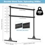 Ballet Barre Freestanding, Portable Ballet Bar 10 Height Adjustable Stretching Dance Bar with Non-Slip Rubber Pads for Girls Kids Adults Home Workout Fitness Yoga Image 3