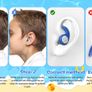 Waterproof Swimming Ear Plugs for Kids (6-14 Years Old) - 3 Pairs Image 3