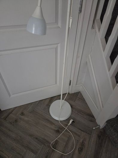 IKEA NOT Floor Uplighter with Reading Lamp
